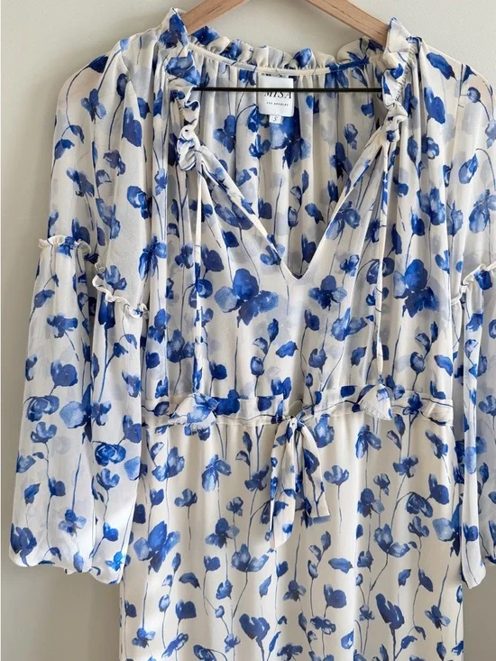 Misa Delyla Floral Print Midi Dress - Picture 4 of 4